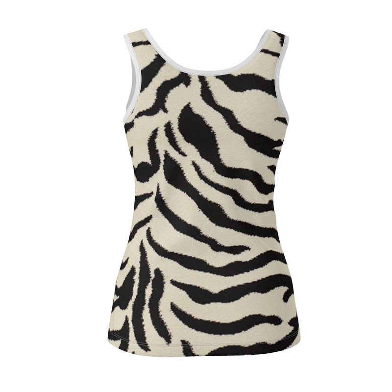 Lara Helmer Zebra Vest Top