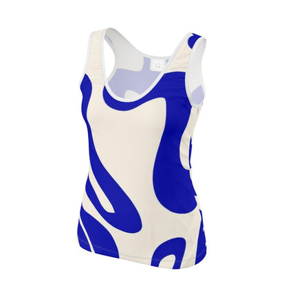 Lara Helmer Azure Vest Top