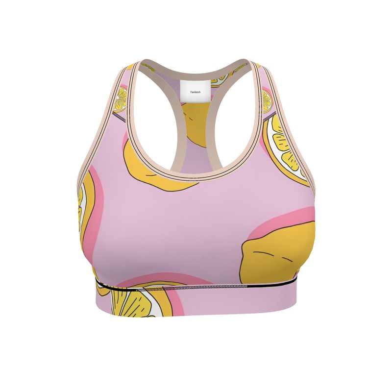 Lara Helmer Lemon Sports Bra